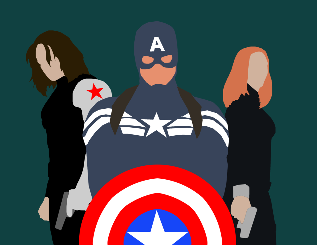 Minimalist Marvel Captain America Winter Soldier By Maclimeszero On