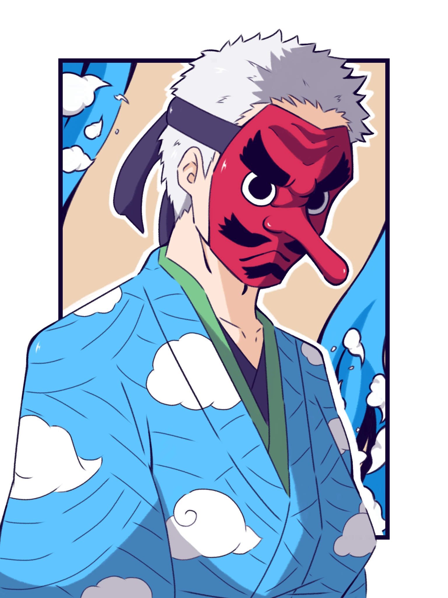 Tengu Mask Of Zerochan Anime Image Board