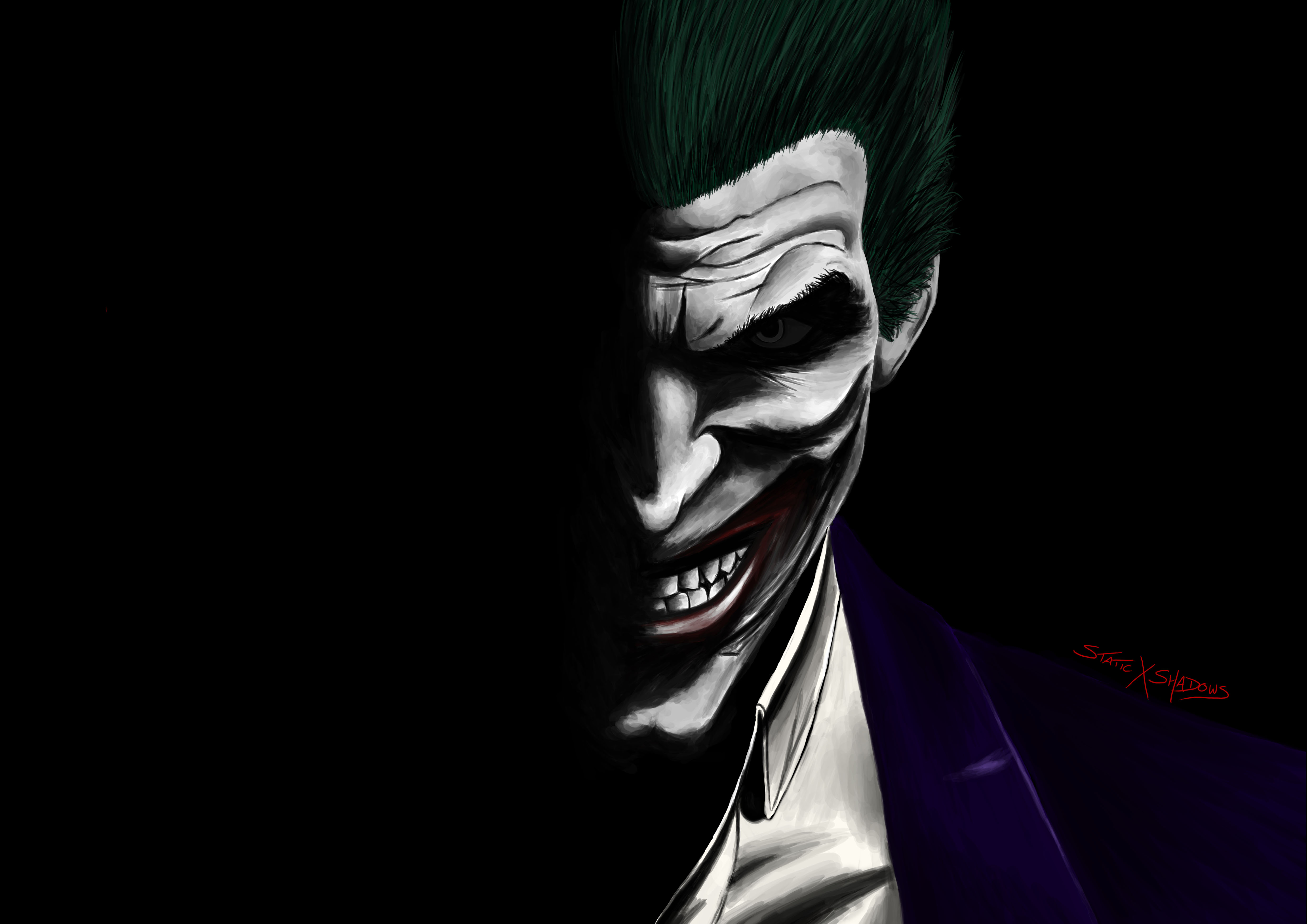 Joker Artwork 5k HD Superheroes 4k Wallpaper Image