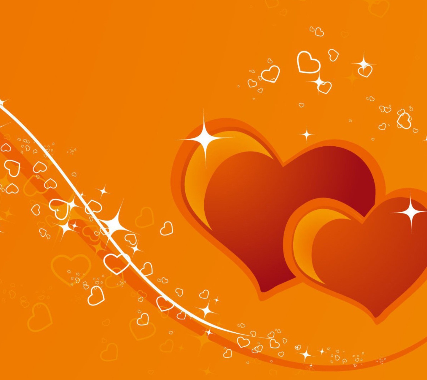 Tags Orange Hearts Wallpaper1440X1280 Wallpaper Screensaver