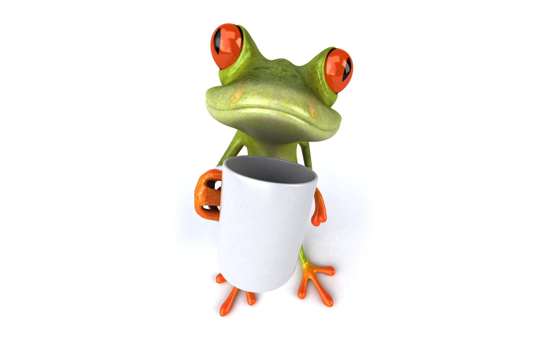 Wallpaper Cute Frog HD Background Desktop
