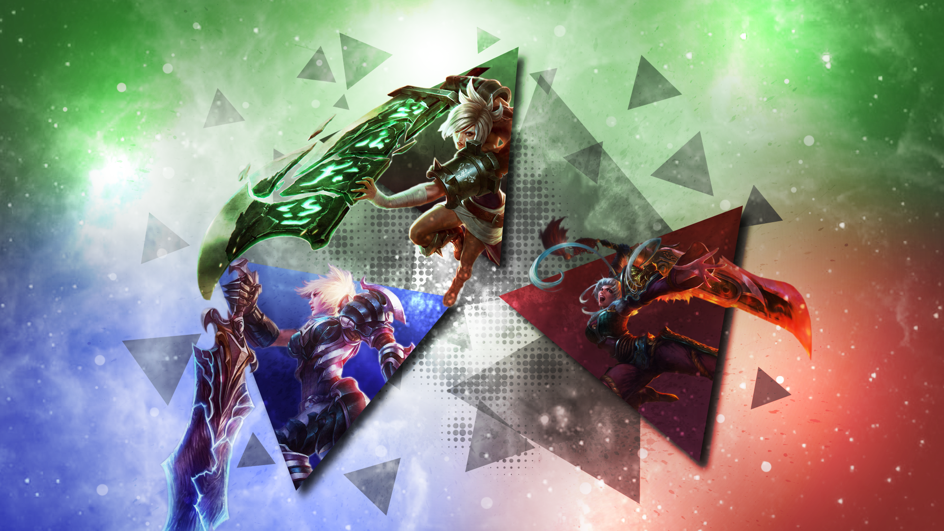 Riven Skins Fan Art League Of Legends Wallpaper