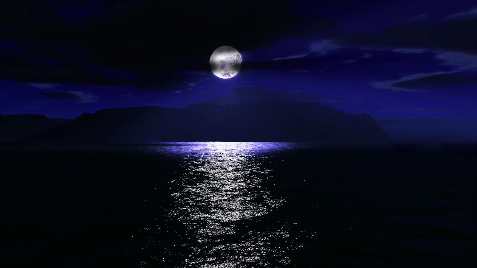 Abstract Night Moon HD Wallpaper