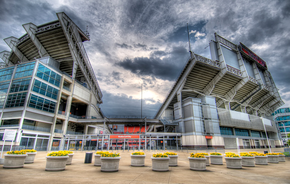 Talke Photography Cleveland Oh Browns Stadium HDr