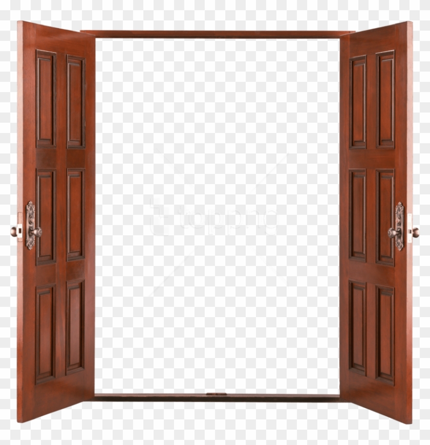 Png Open Wooden Door Image Background