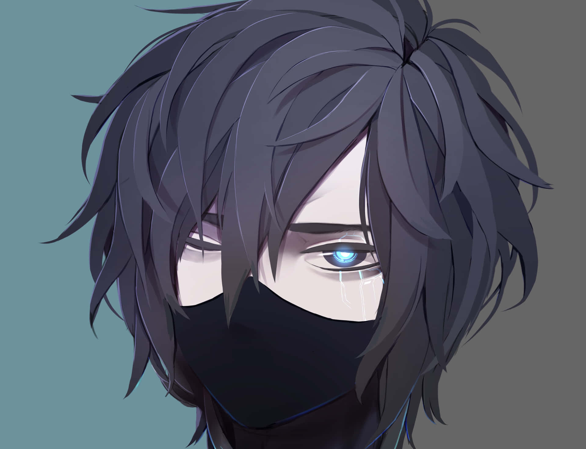 Anime Boy With Mask Wallpaper