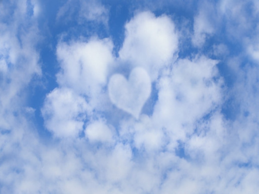 Blue Love In The Sky Wallpaper Skies