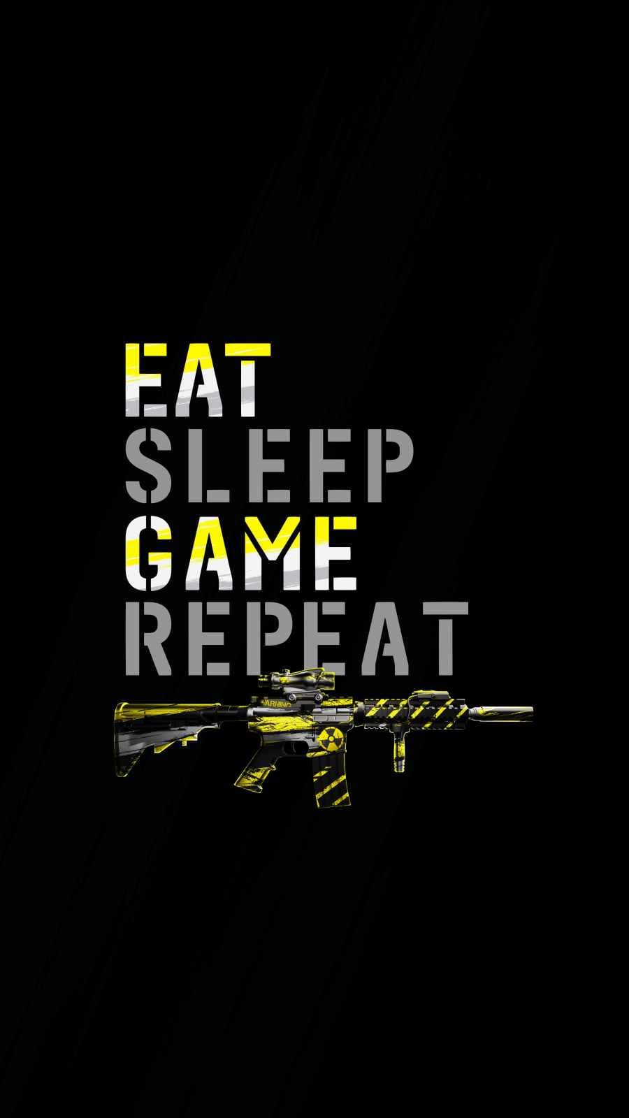 Eat Sleep Game Repeat Wallpaper iPhone Wallpaperupdate Best