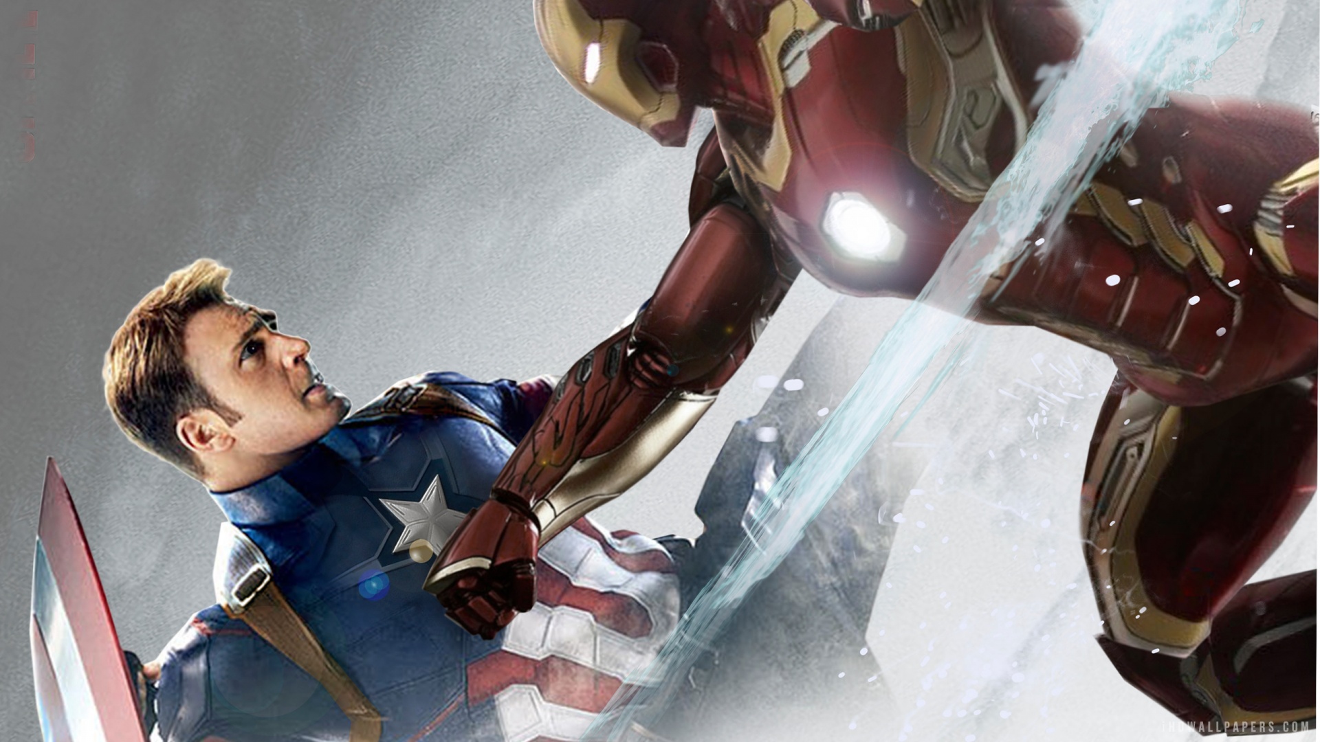 Captain America Vs Iron Man HD Wallpaper   iHD Wallpapers