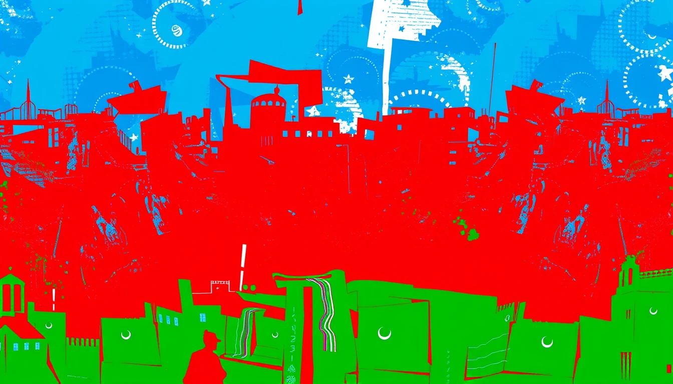 Azerbaijan Flag Wallpaper
