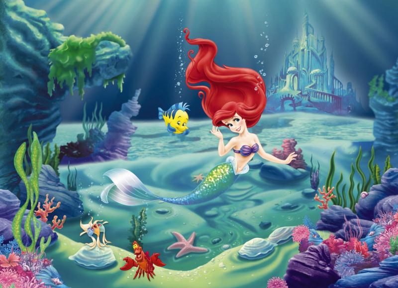Photo Wallpaper Ariel The Little Mermaid Wall Mural 184x254cm Disney