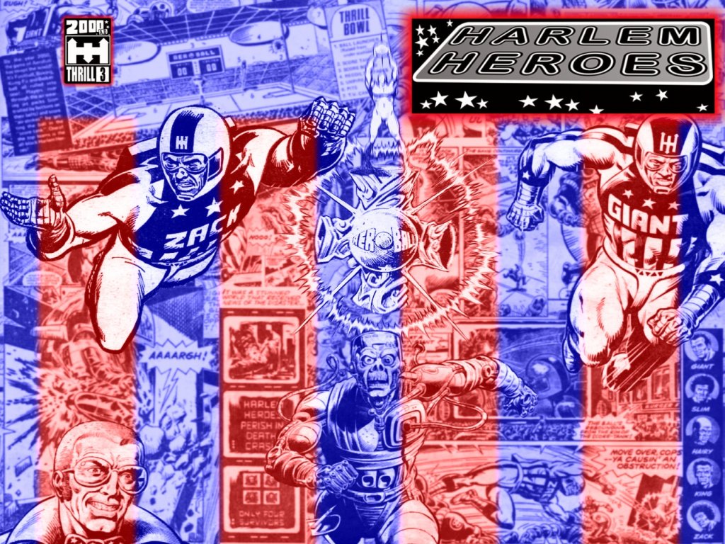 2000ad Wallpaper Where The Series Is Harlem Heroes