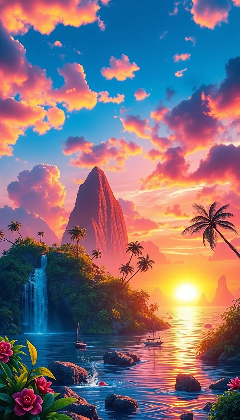 Fantasy Island Wallpaper