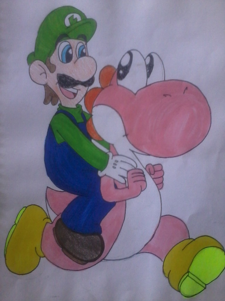 Luigi S Pink Yoshi By Mc Ash Tray