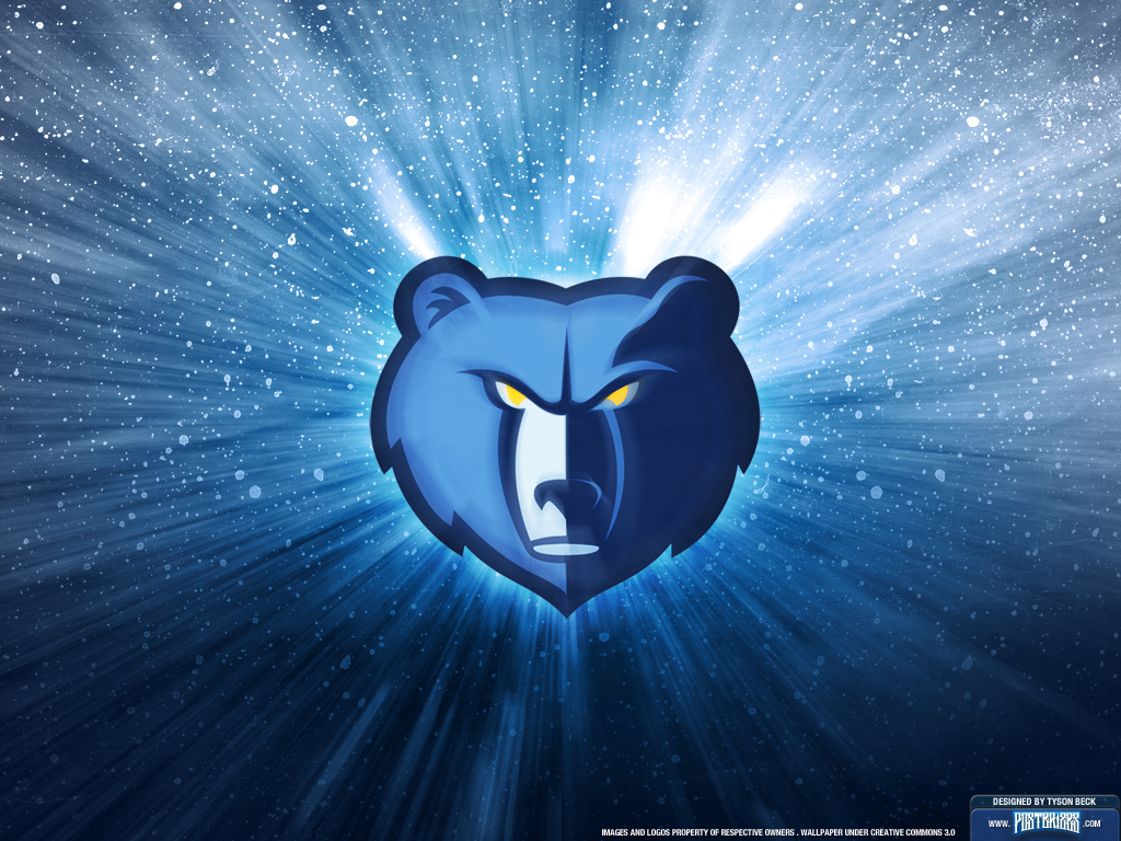  Memphis Grizzlies is with a team logo wallpaper on your computer and