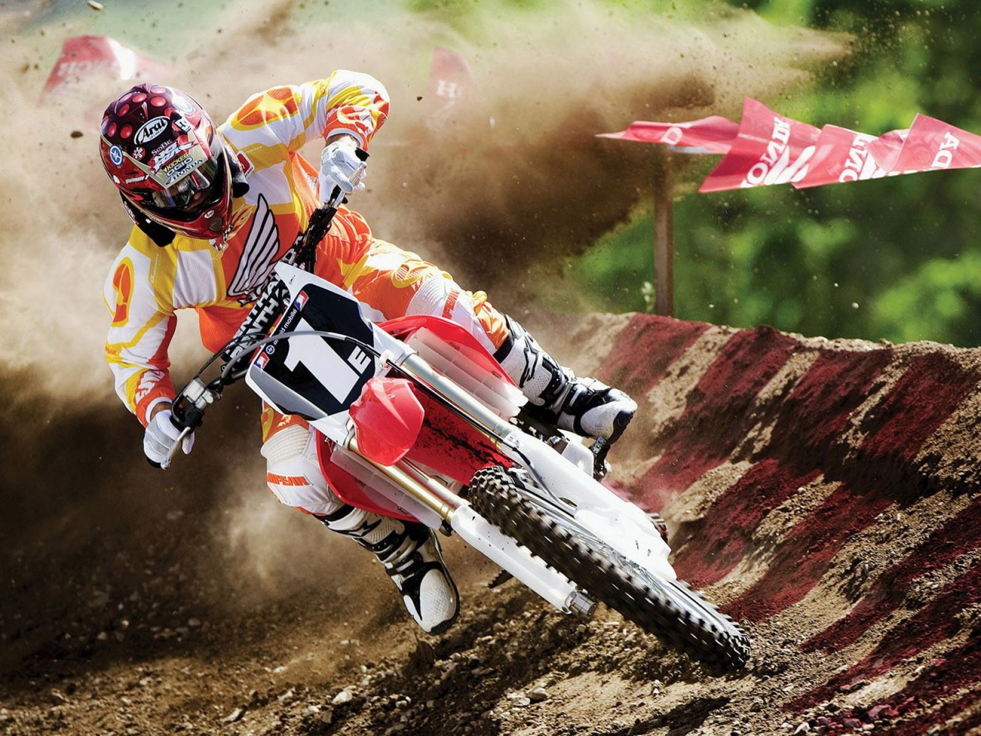 Honda Dirt Bike Wallpaper
