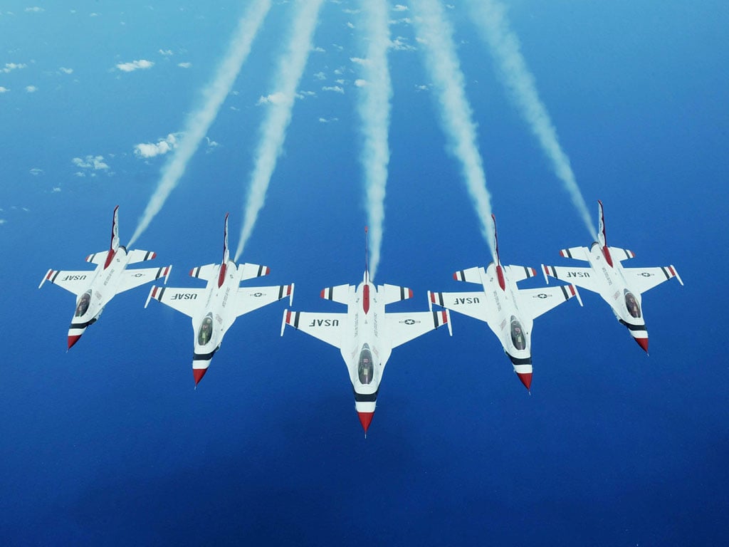 USAF Air Force 57th Wing Thunderbirds Fighter Weapons School Nellis