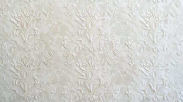 White Pattern Wallpaper