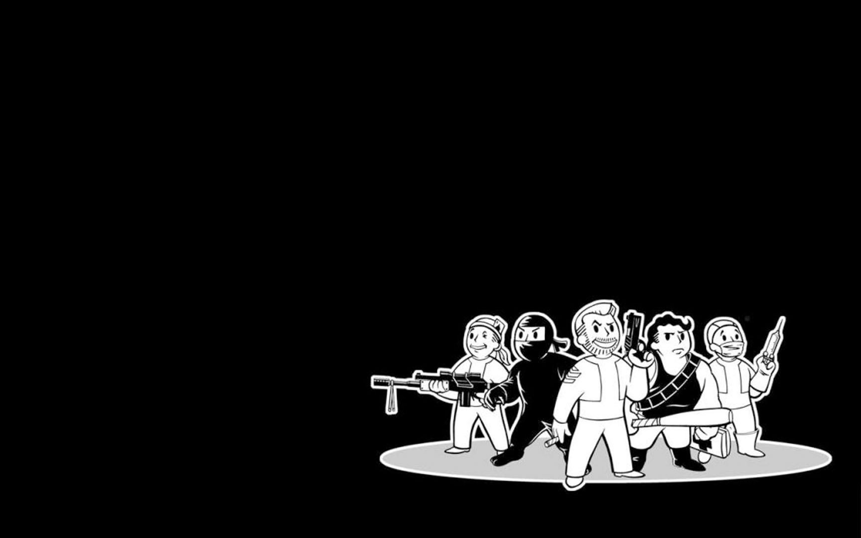 Pipboy Gang Fallout Wallpaper