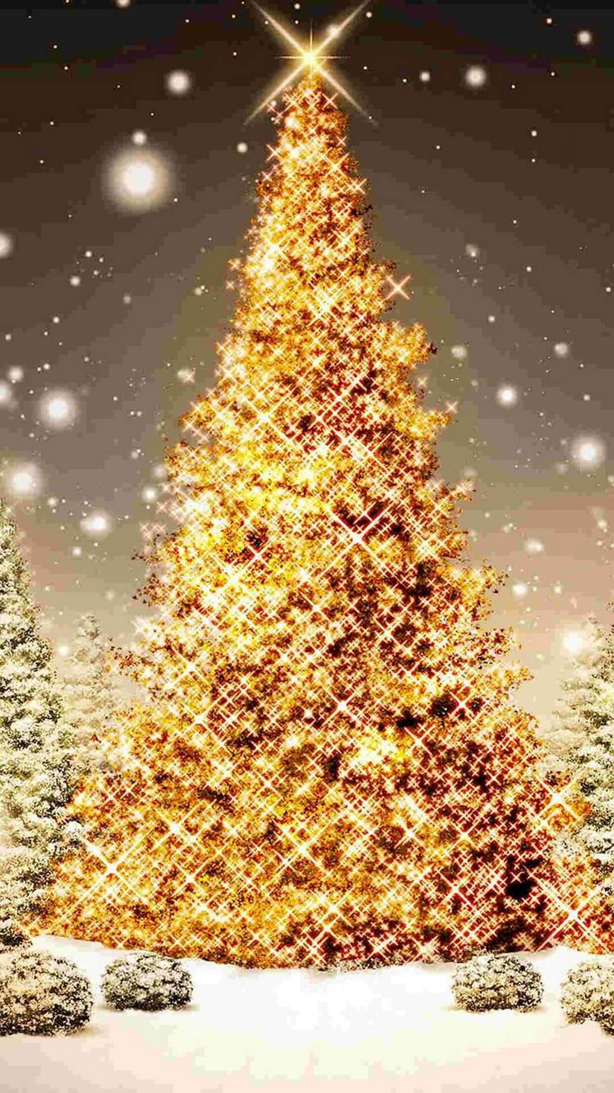 Iphone Wallpaper   Christmas Tree Wallpaper Iphone   1242x2208