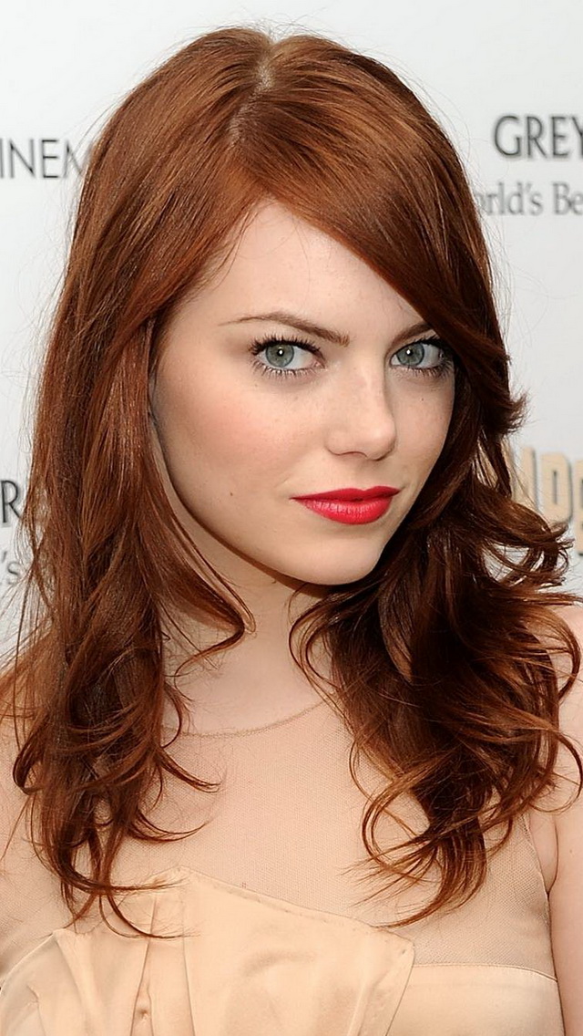 Emma Stone Red Hair iPhone5 Wallpaper For iPhone 4s And 5s