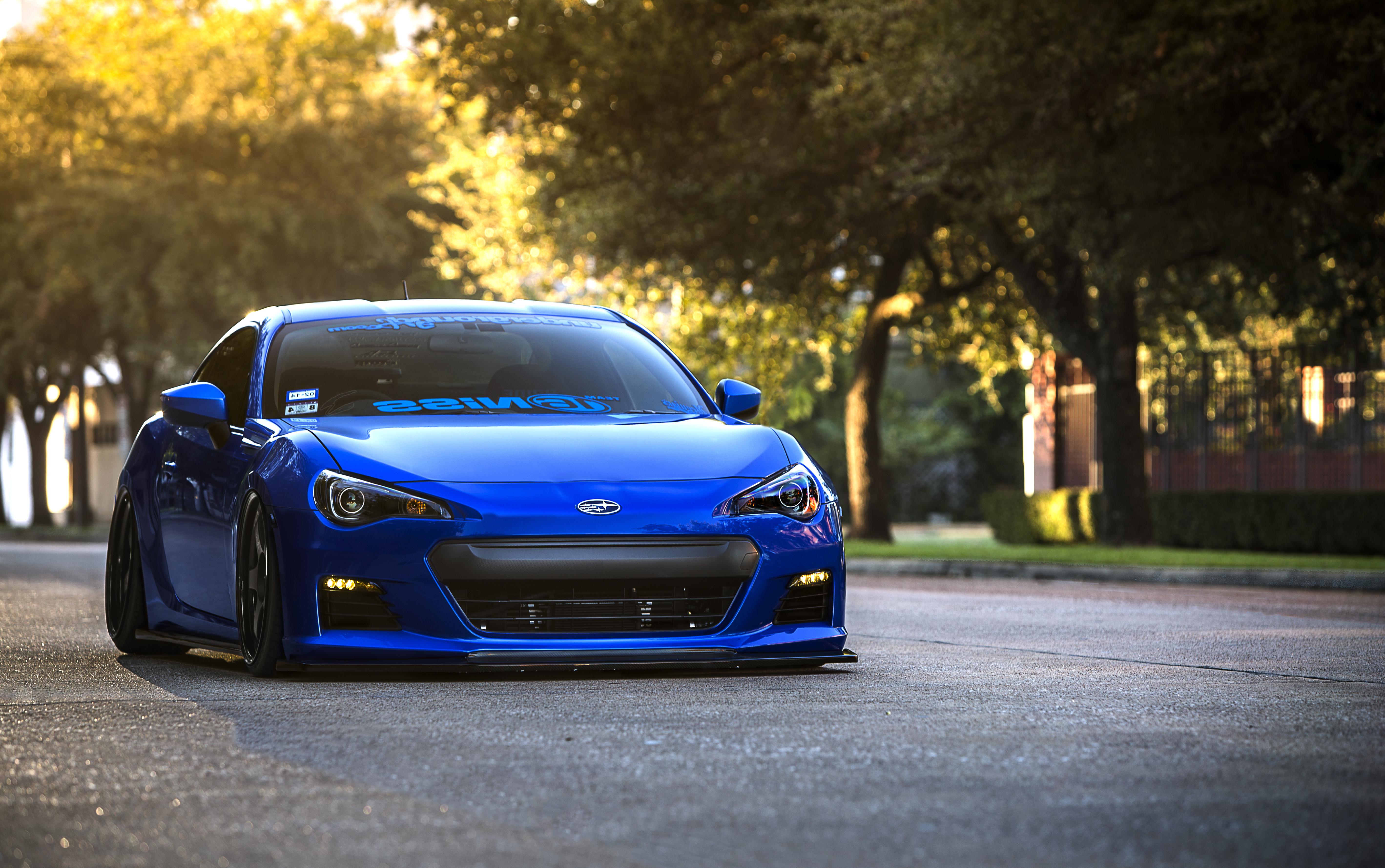 Subaru Brz Blue Front Sports Car Coupe Wallpaperbest Of The Best High