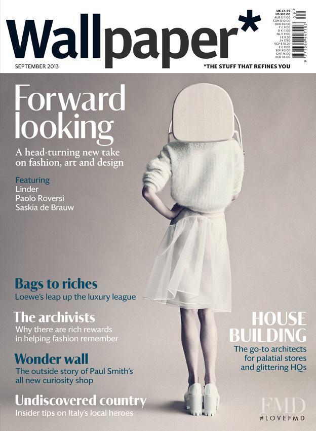 Cover Of Wallpaper Magazine With Saskia De Brauw September