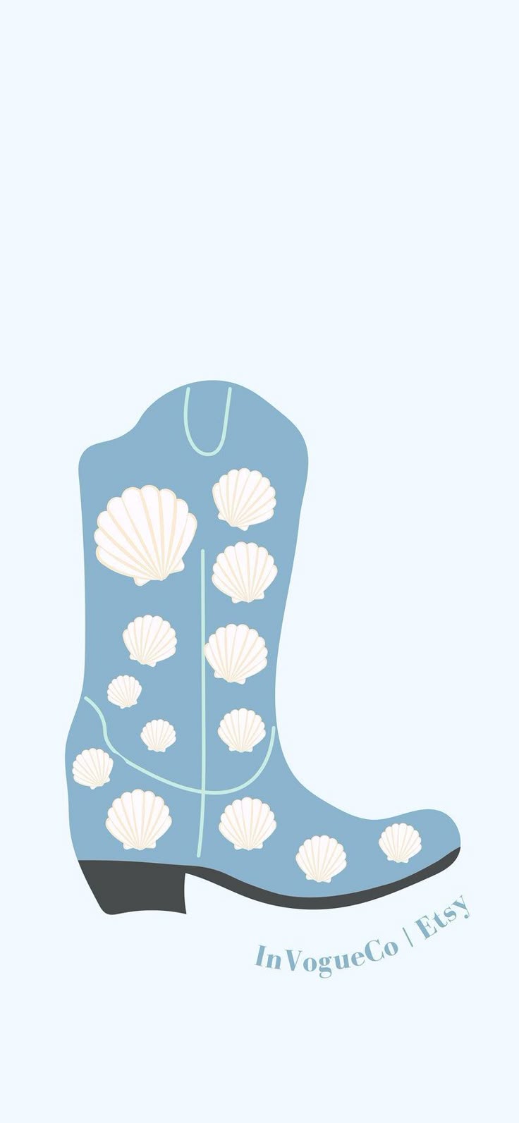 iPhone Wallpaper Coastal Cowgirl Aesthetic Art Phone