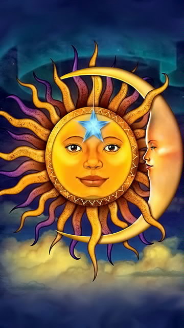 Half Sun  Beautiful Sun Moon and Sun HD wallpaper  Pxfuel