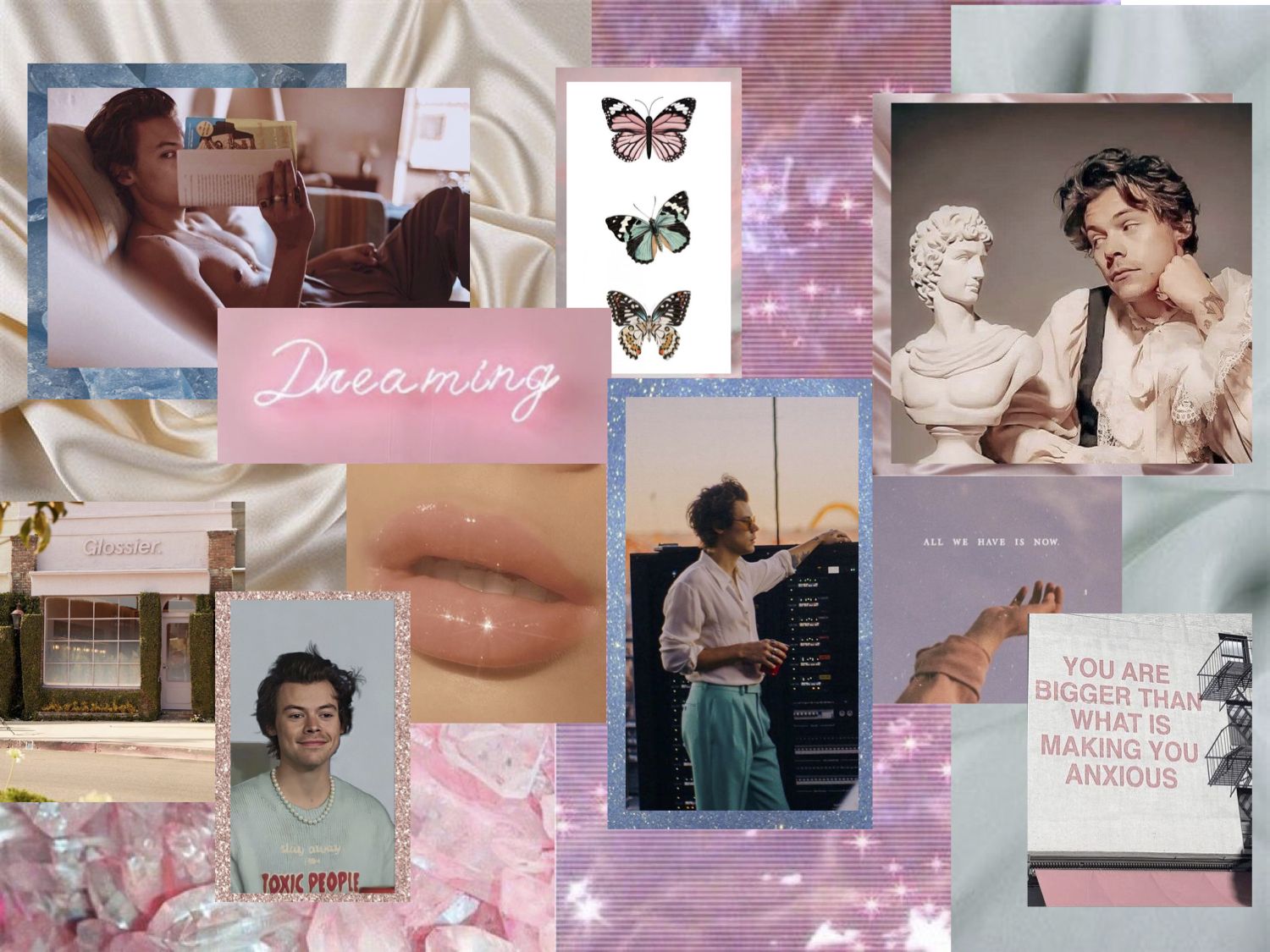 Harry Styles Collage Wallpaper