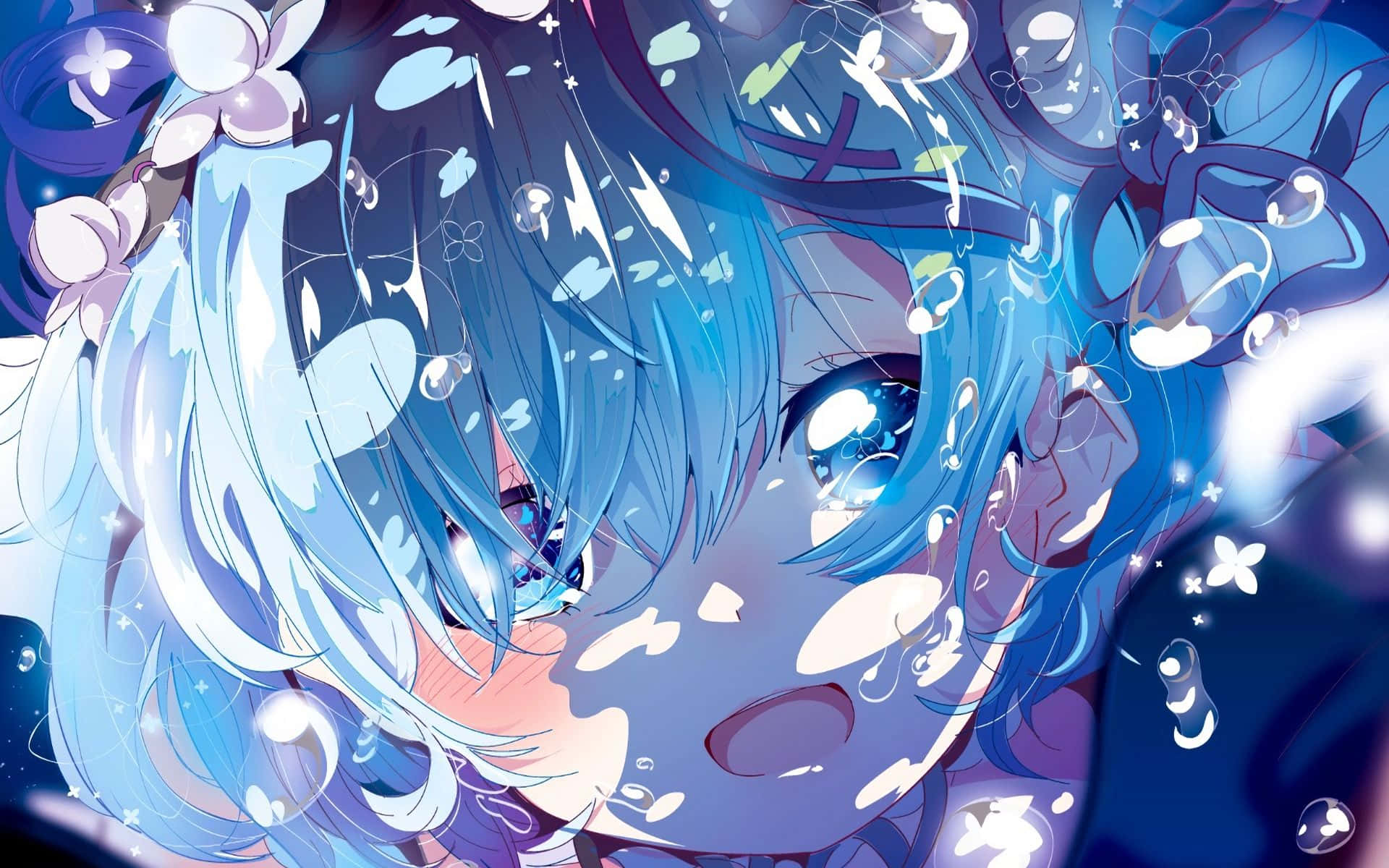 Blue Anime Wallpaper