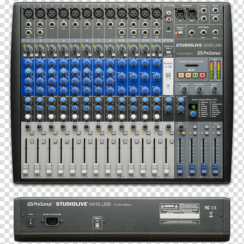 Microphone Presonus Studiolive Ar16 Audio Mixers