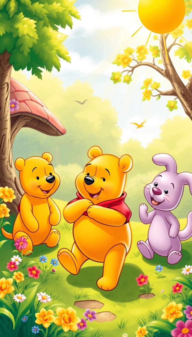 Pooh Mobile Wallpaper