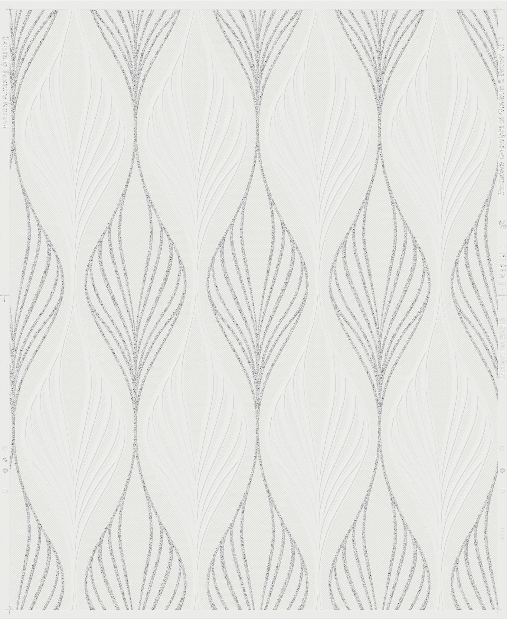 Graham And Brown Optimum White Silver Wallpaper
