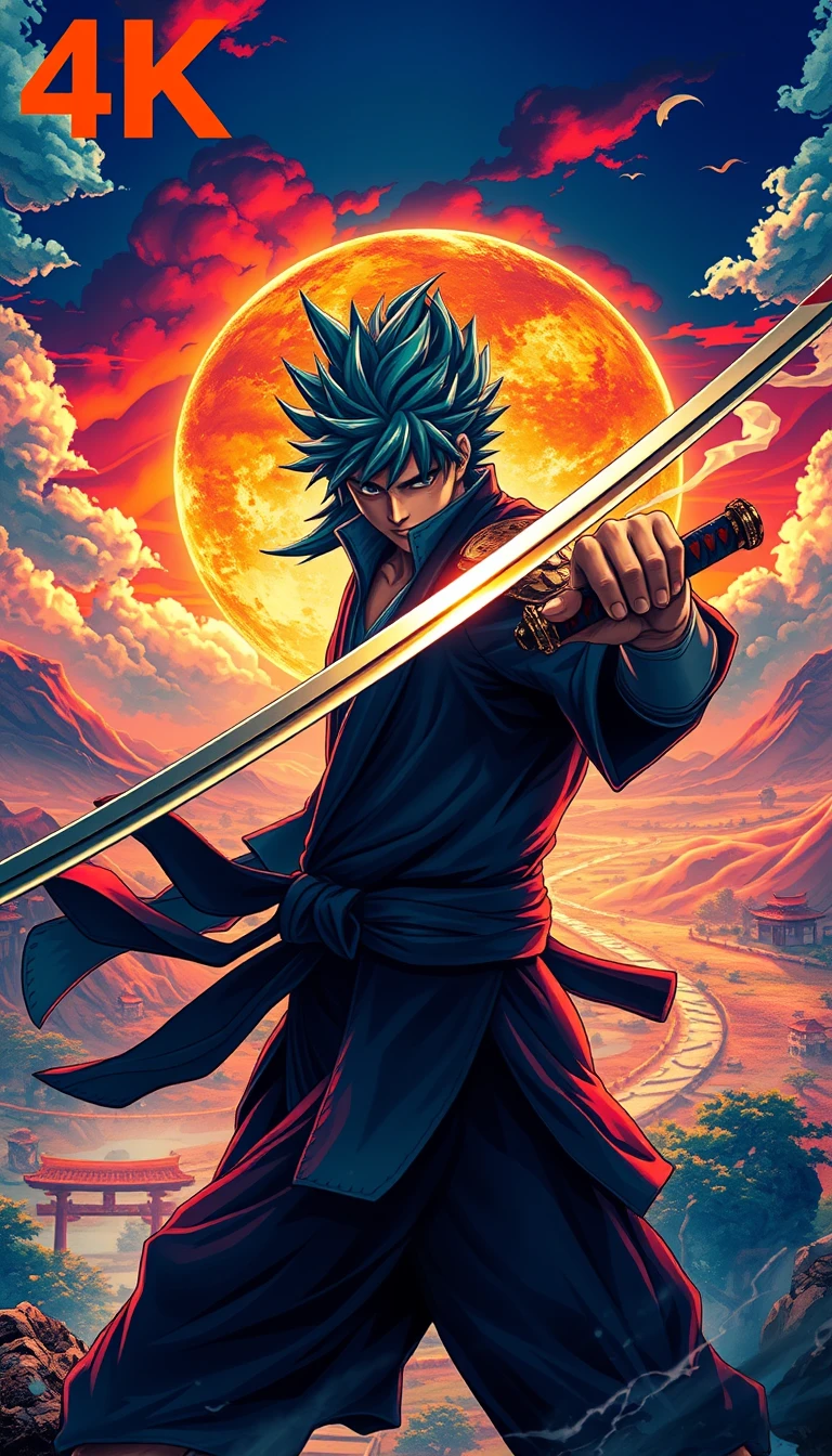 Zoro Wano 4k Wallpaper