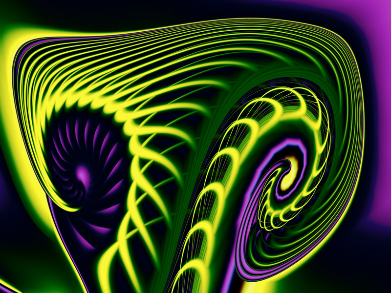 Jpeg 191kb Fractal Art By Vicky Yellow And Purple Wallpaper