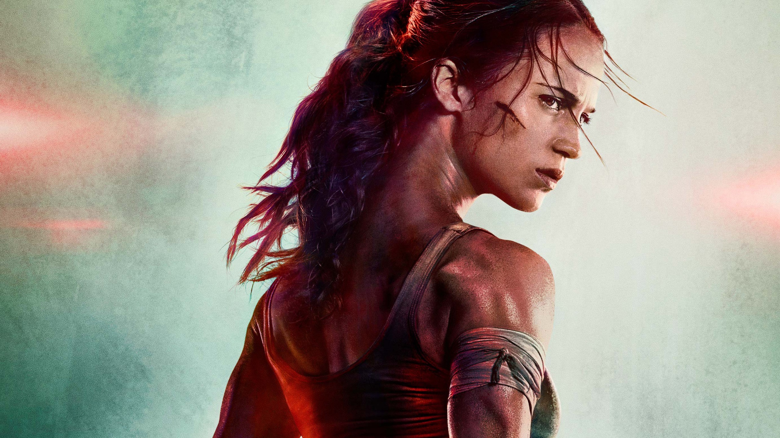 Alicia Vikander As Lara Croft In Tomb Raider Movie Wallpaper HD