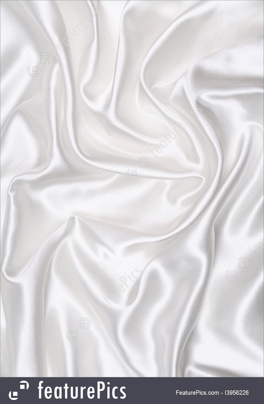 White Silk As Wedding Background