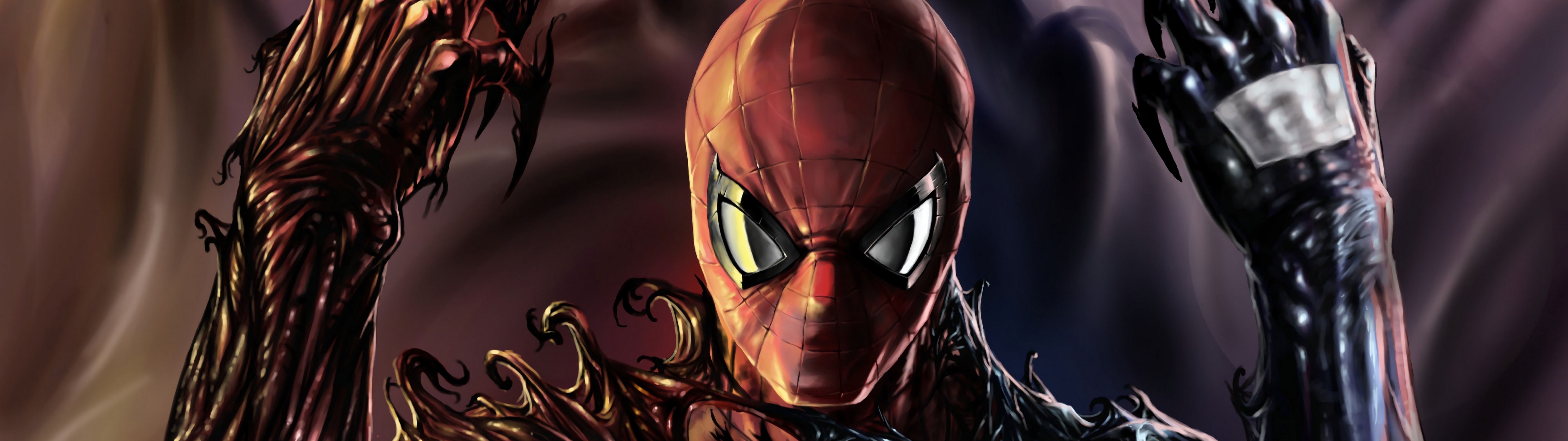 Spider Man Venom Symbiote 4k Wallpaper