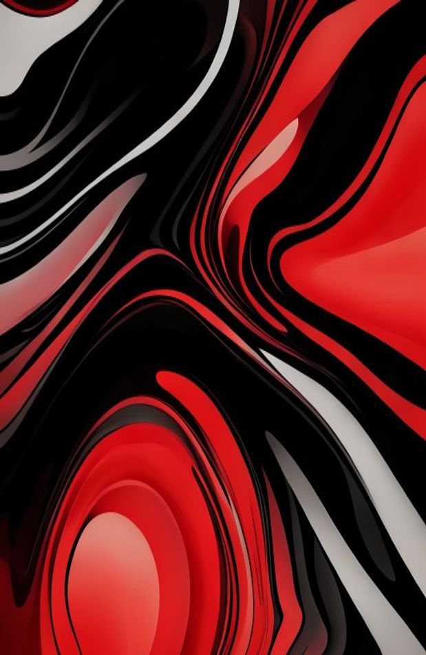 Black And Red Abstract Wallpaper