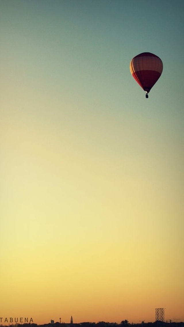 Colorful Hot Air Balloon Wallpaper iPhone