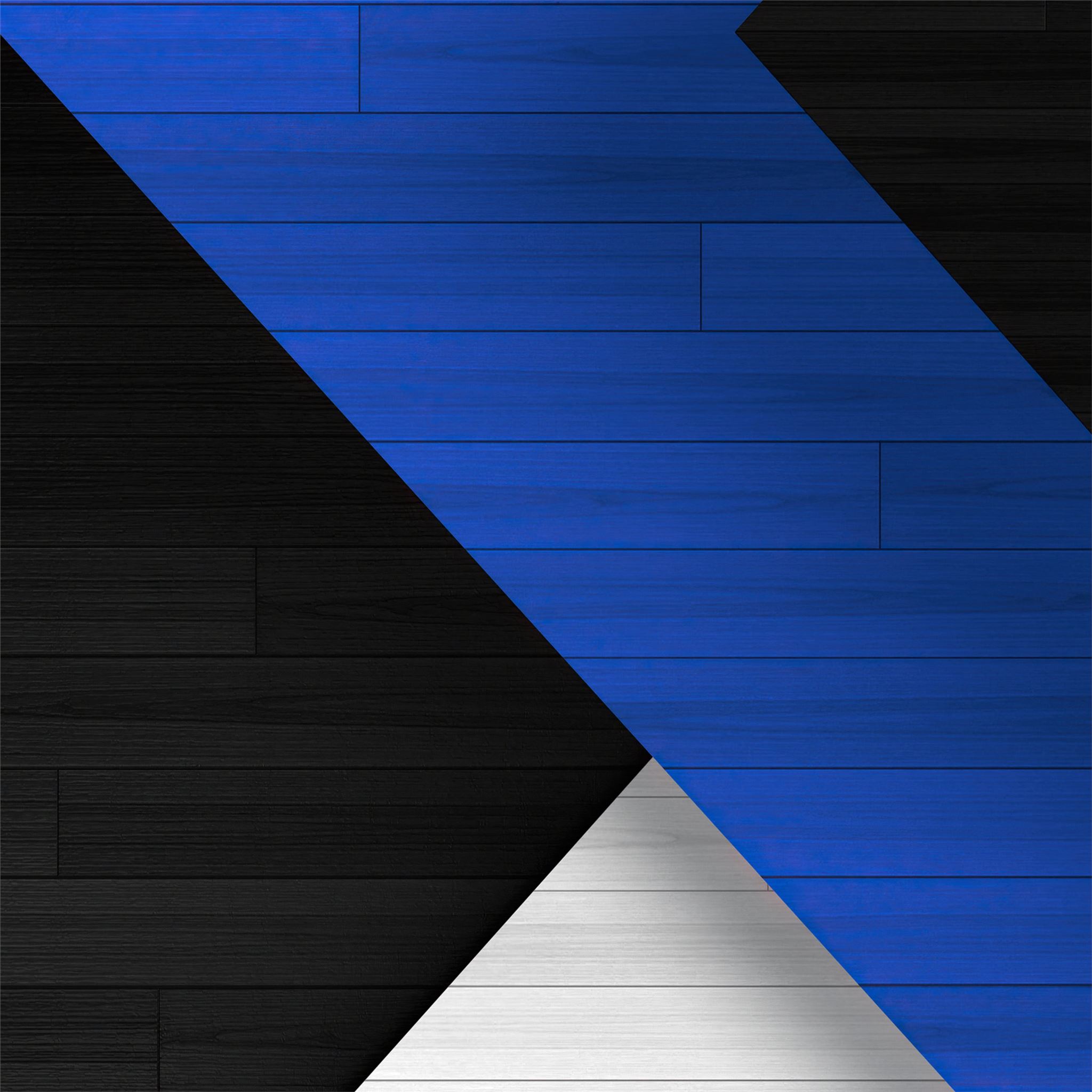 blue black white abstract tiles 4k iPad Wallpapers Free Download