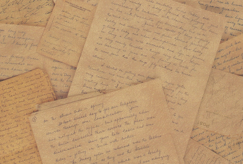 old letters background