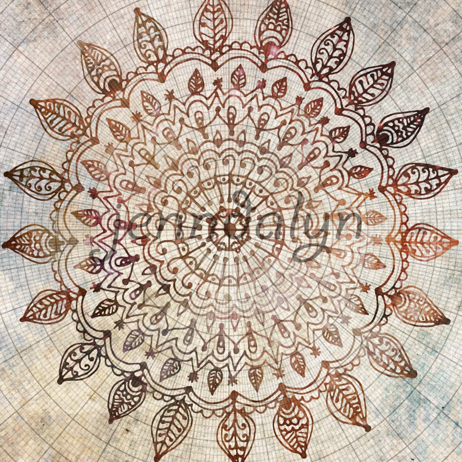 Mandala Bohemian Art Boho Poster Home Decor Henna Pattern Jpg