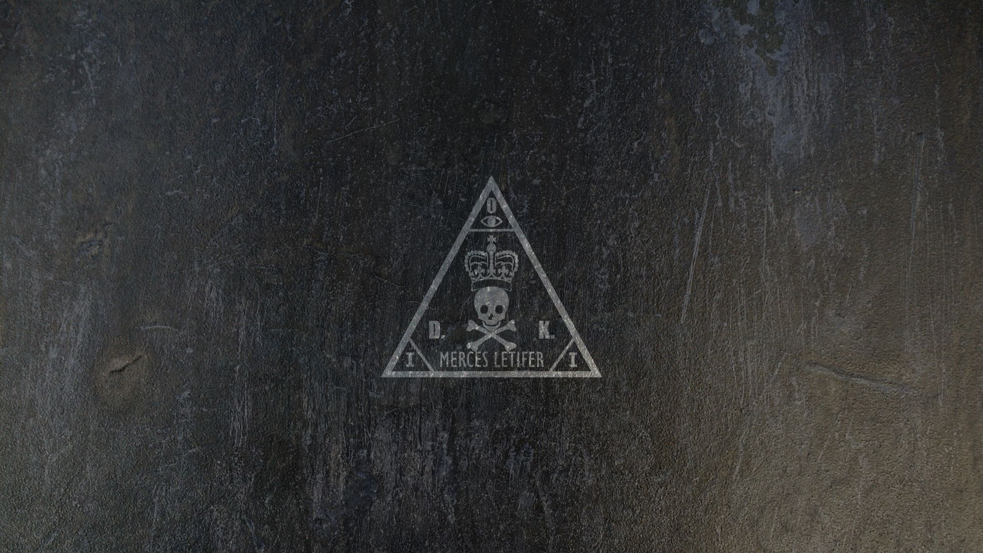 Hitman Agency Logo Wallpaper Metal