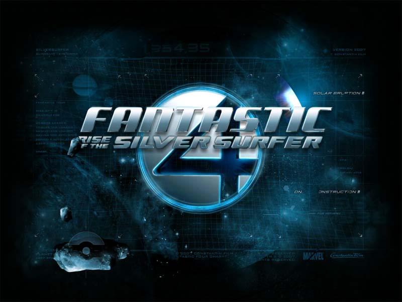 Screensaver Zur Marvel Verfilmung Fantastic Four Rise Of The Silver