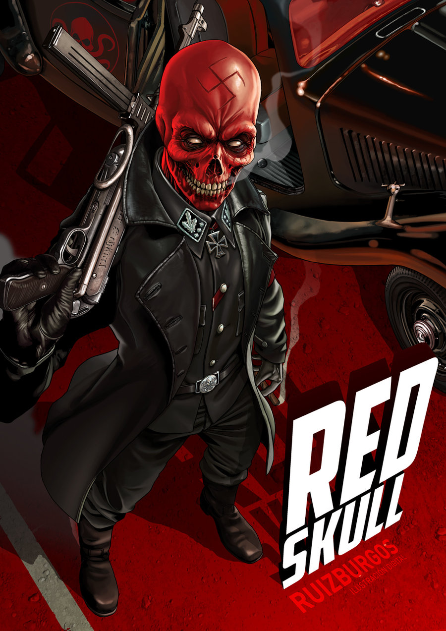 Red Skull By Ruizburgos