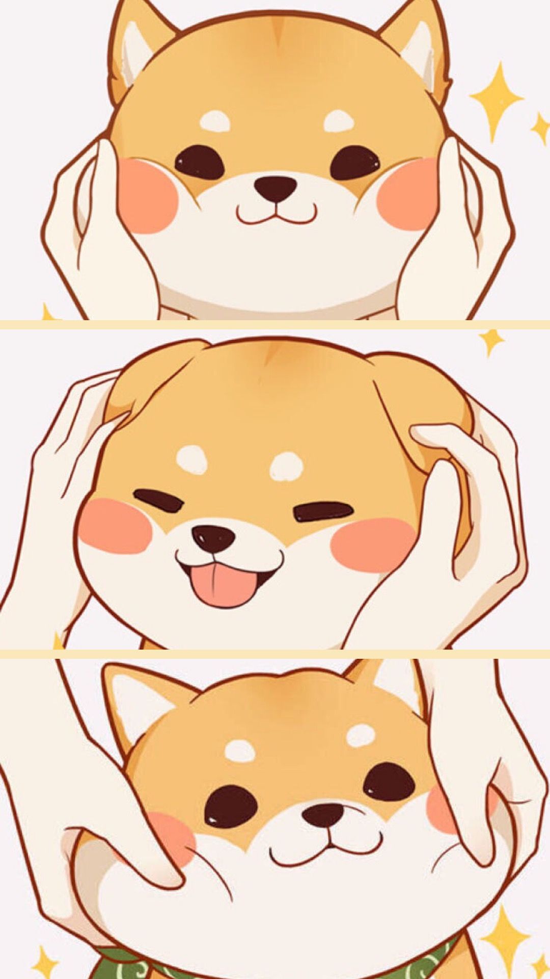 Animated Kawaii Cute Dog Wallpaper
