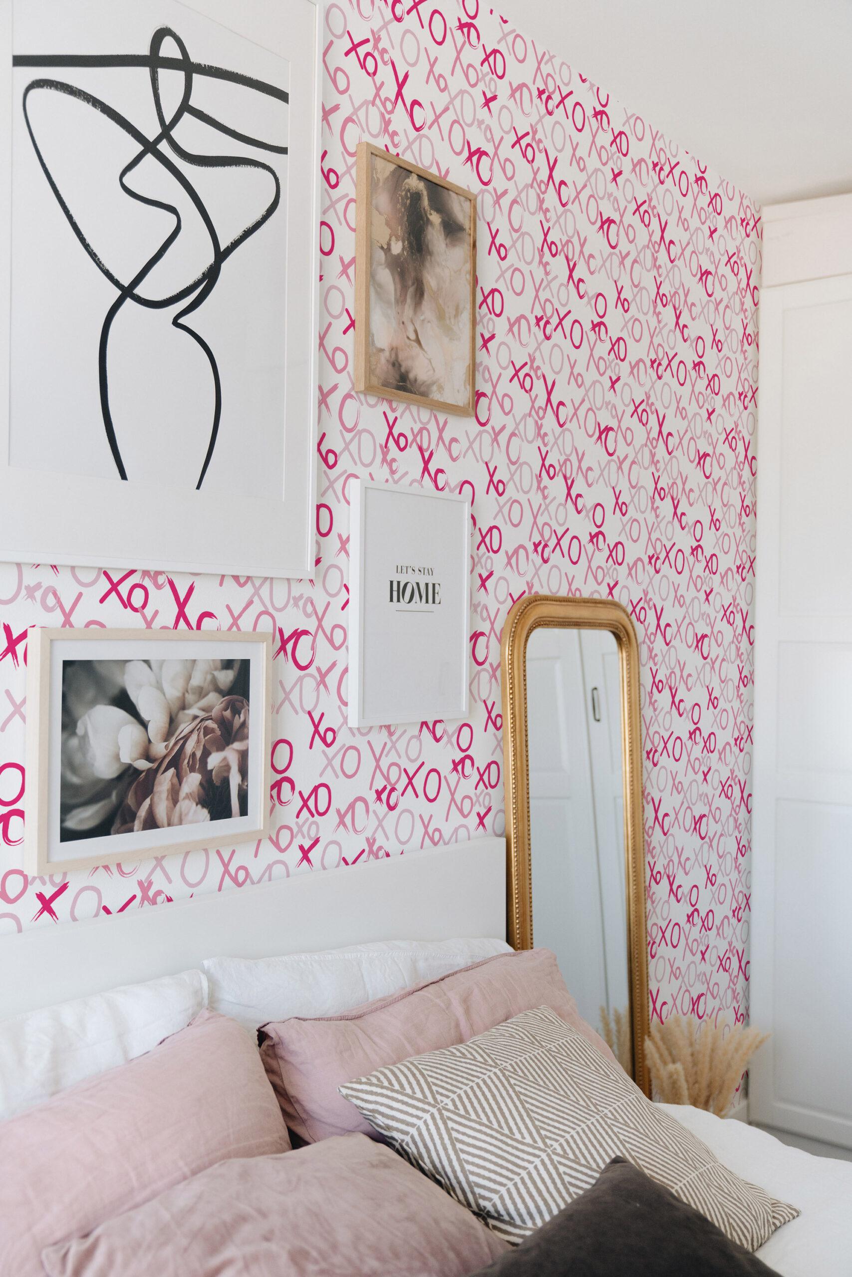 Pink Preppy Wallpaper Peel And Stick Or Non Pasted