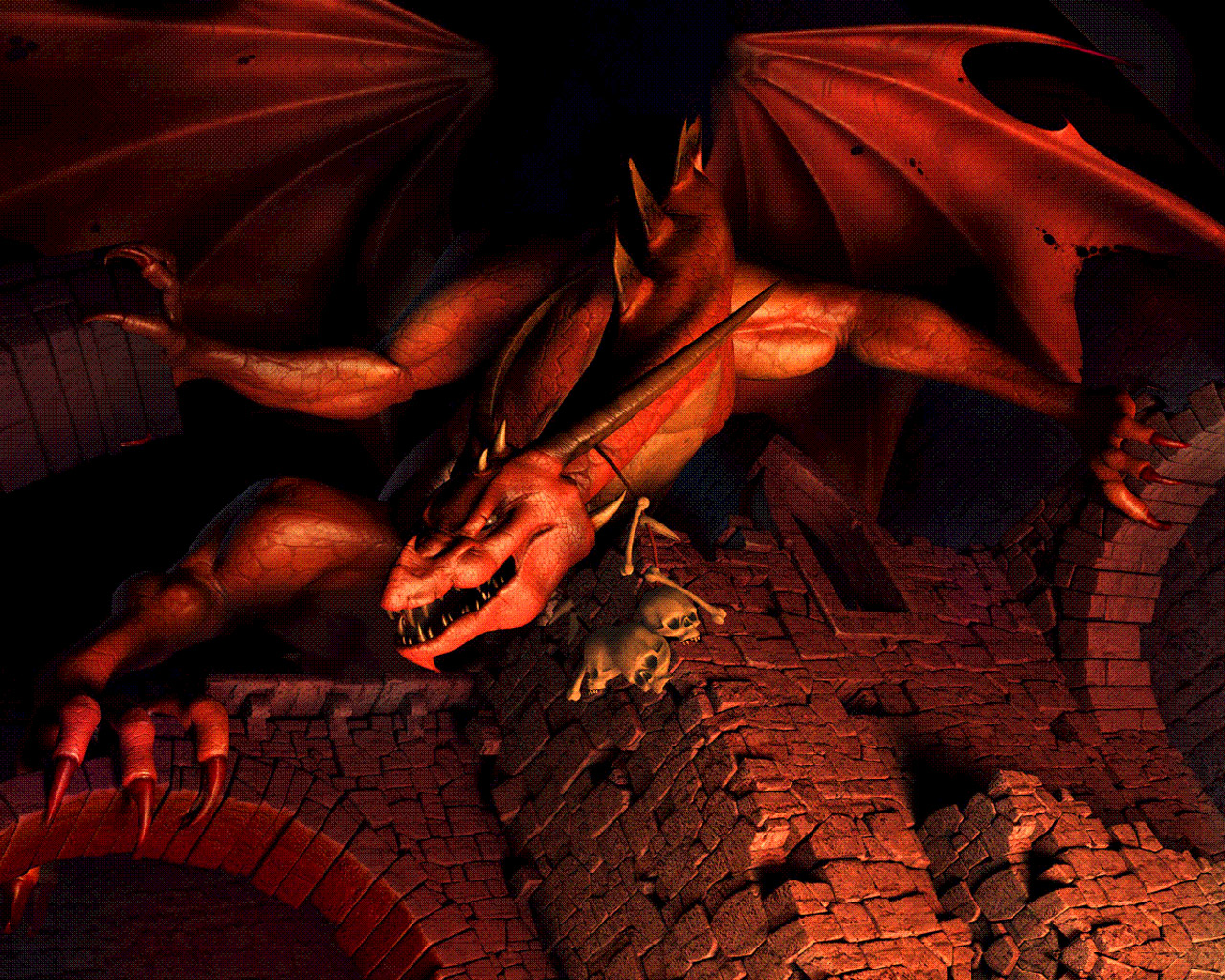 Red Dragon Wallpaper HD Background Image Pictures
